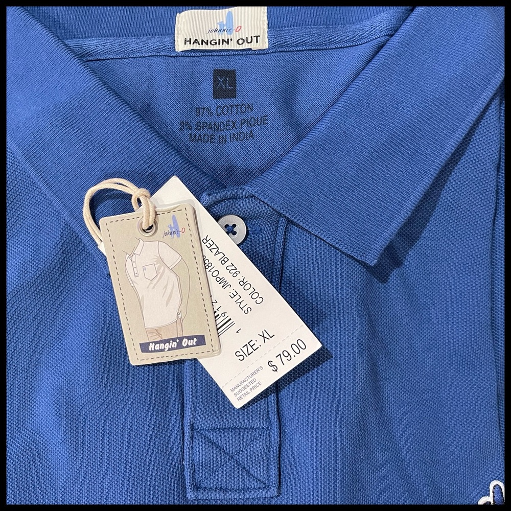 Johnnie O Duncan Polo in Blazer. Size XL. - Picture 4 of 5